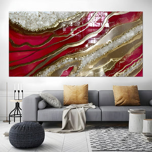 Red Sea Abstract Resin Wall Art Painting