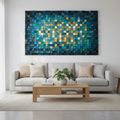 THE AMAZING MYSTERY OF THE OCEAN WOOD MOSAIC WALL DECOR