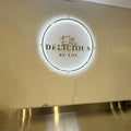 Modern Classy Clear Acrylic Sign with Led Neon Light