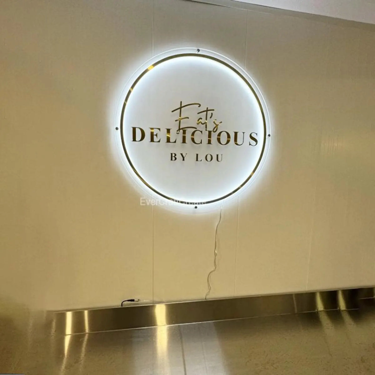 Modern Classy Clear Acrylic Sign with Led Neon Light – Saajawat