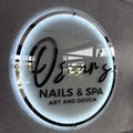 Personalized Clear Acrylic Sign with Led Neon Light