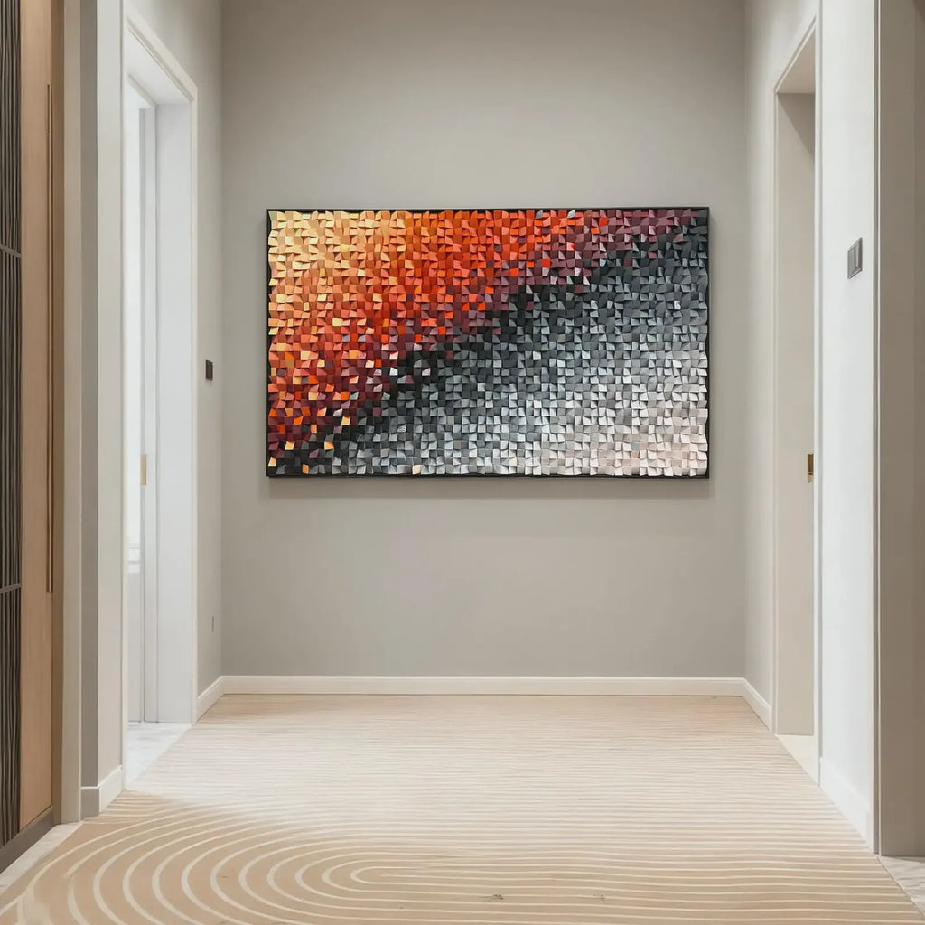Spice In The Ice Wood Mosaic Wall Decor