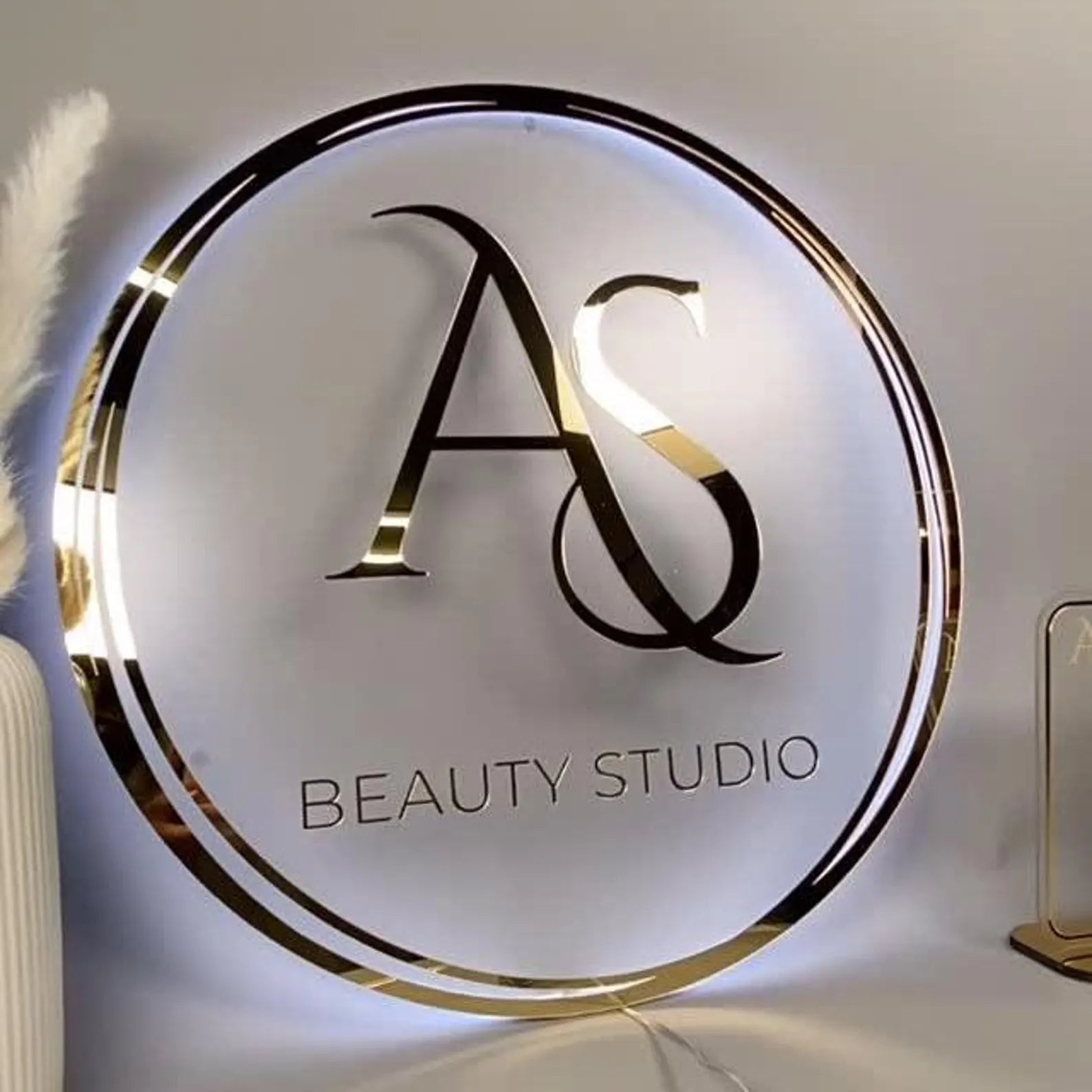 Awesome Clear Acrylic Sign with Led Neon Light