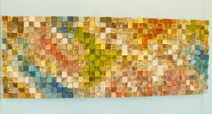 Coral Reef Wood Mosaic Wall Decor