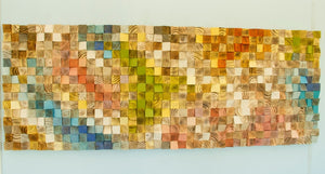 Coral Reef Wood Mosaic Wall Decor