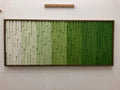 Modern Forest Ombre Wall Art Plank Wood Mosaic Wall Decor