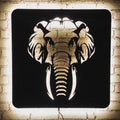 Metal LED Elephant Wall Hanging
