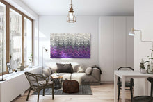 Load image into Gallery viewer, Lavender Love Wood Mosaic Wall Decor
