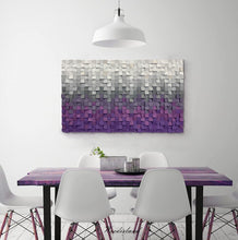 Load image into Gallery viewer, Lavender Love Wood Mosaic Wall Decor
