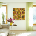 Autumn Hanging Fall Wood Mosaic Wall Decor