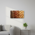 Fall Wood Mosaic Wall Decor
