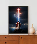Jesus Acrylic LED Light Wall Art