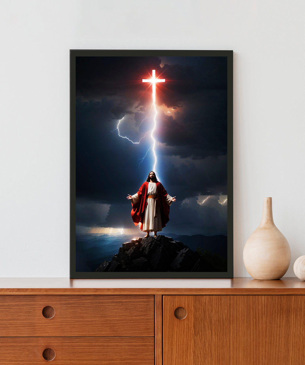 Jesus Acrylic LED Light Wall Art