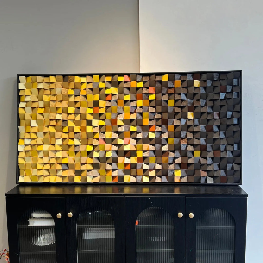 My First Love 3D Wood Mosaic Wall Decor