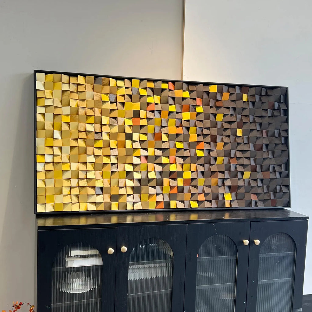 My First Love 3D Wood Mosaic Wall Decor