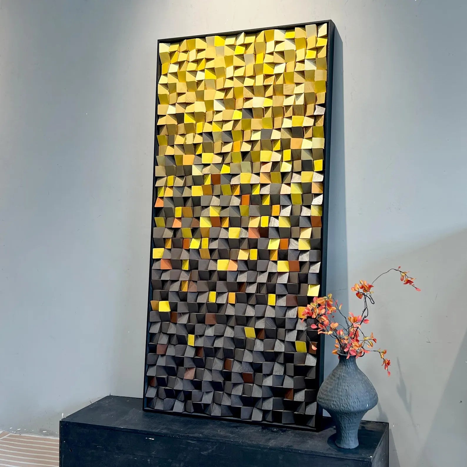My First Love 3D Wood Mosaic Wall Decor