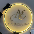 Custom Clear Acrylic Sign with Led Neon Light