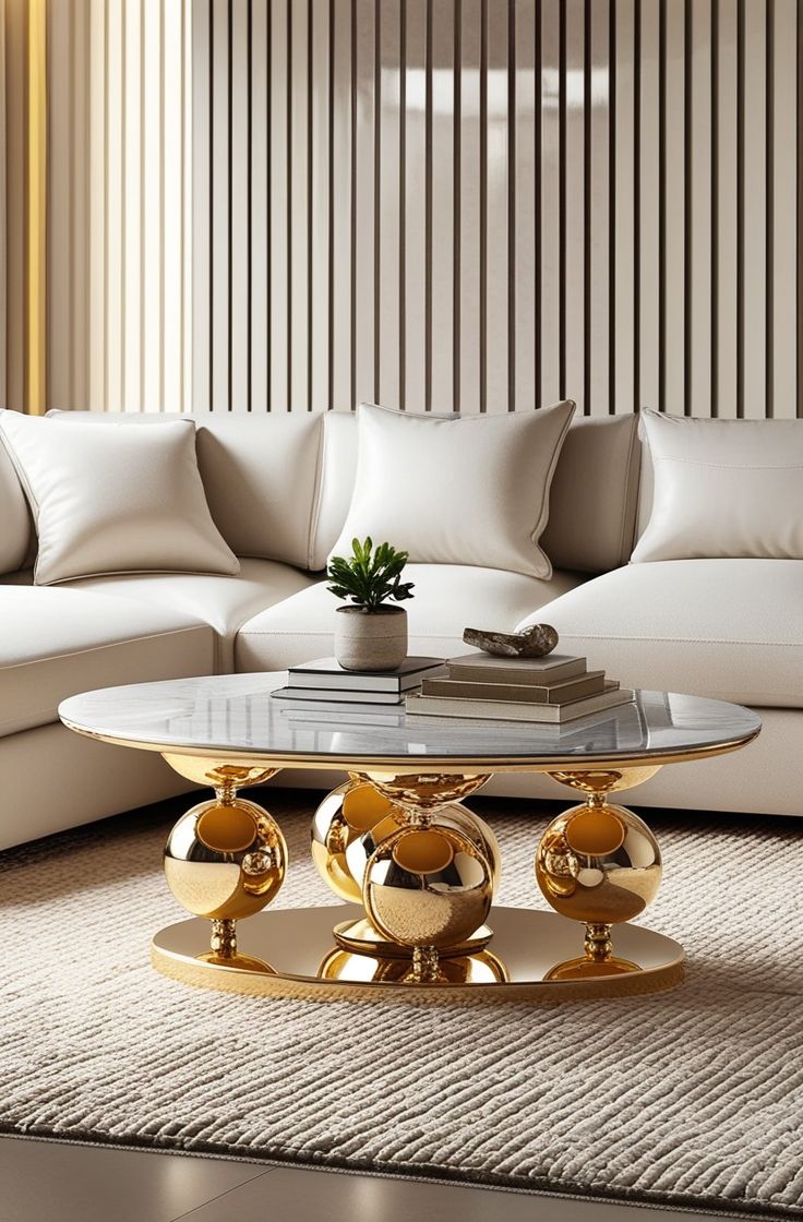 Aurum Orbit Coffee Table