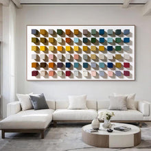 Load image into Gallery viewer, Colorful Wood Art Painting Wood Mosaic Wall Decor
