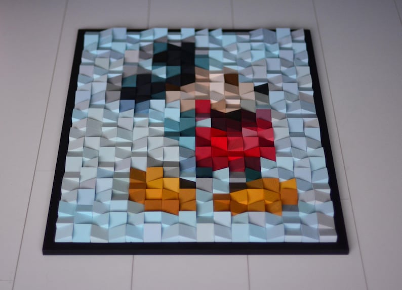 Mickey Mouse Wood Mosaic Wall Decor