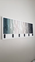 Load image into Gallery viewer, Prism Ridge Wall Hook Rack Plank Wood Mosaic Wall Decor

