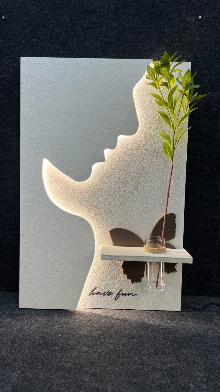 Cream Style Decorative Sandstone Wall Light Painting