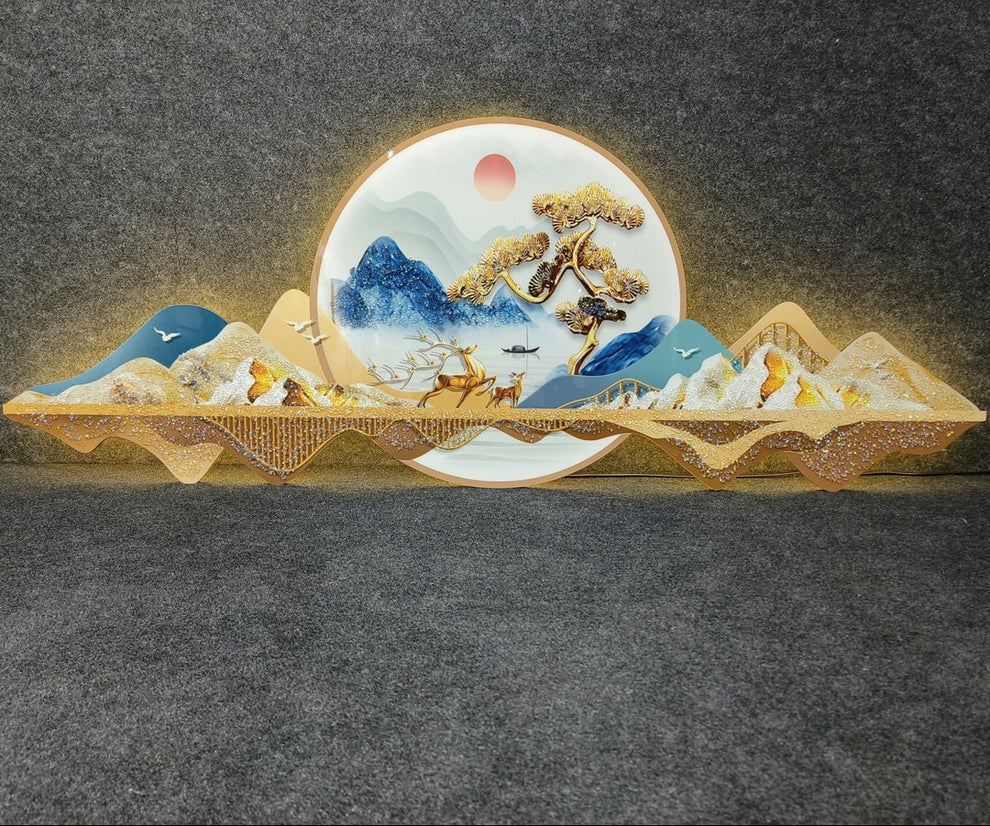 Modern 3D Decor with Stunning Illumination