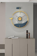 Golden Bird Designer Wall Clock