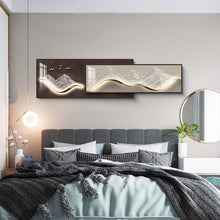 Load image into Gallery viewer, Waves of Serenity Dual-Frame Crystal Wall Art
