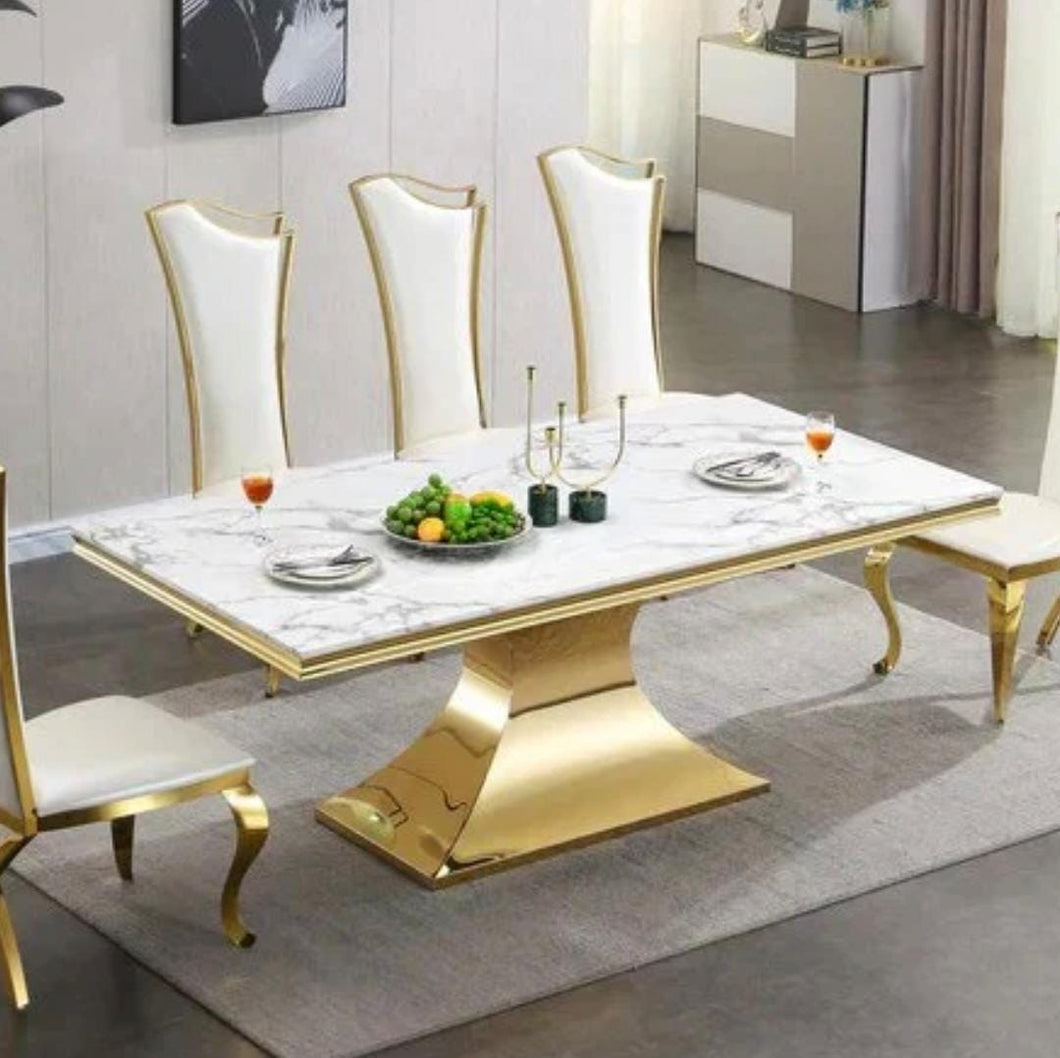 New Golden Dinning Table