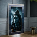 Lord Shiva Wood Mosaic Wall Art