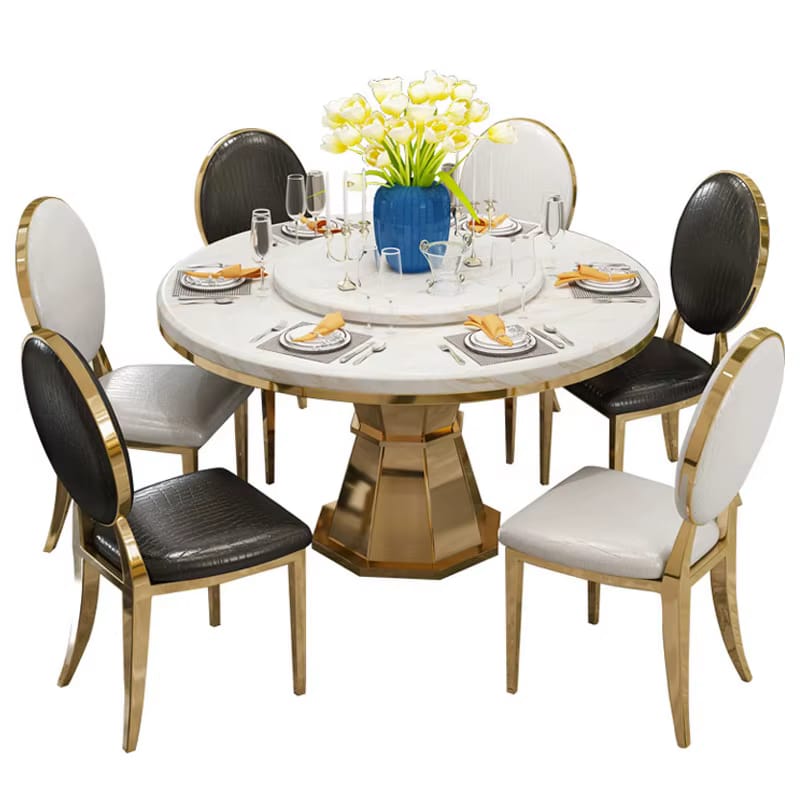 Noir Royale Marble Dining Table