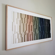 Load image into Gallery viewer, Spectrum Elevation Plank Wood Mosaic Wall Decor

