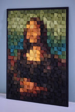 Load image into Gallery viewer, Mona Lisa Wood Mosaic Wall Decor
