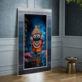 Little Jagannath Divine Glow Wood Mosaic Wall Art