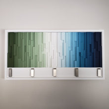 Load image into Gallery viewer, Verdant Horizon Wall Hook Rack Plank Wood Mosaic Wall Decor
