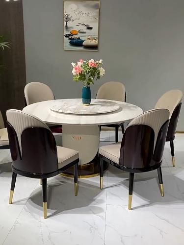 High Quality Round White Marble Dining Table