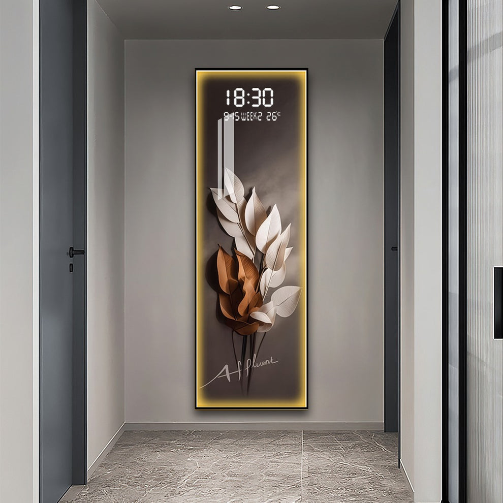 Soft Feelings Crystal Painting With Digital Clock And Led
