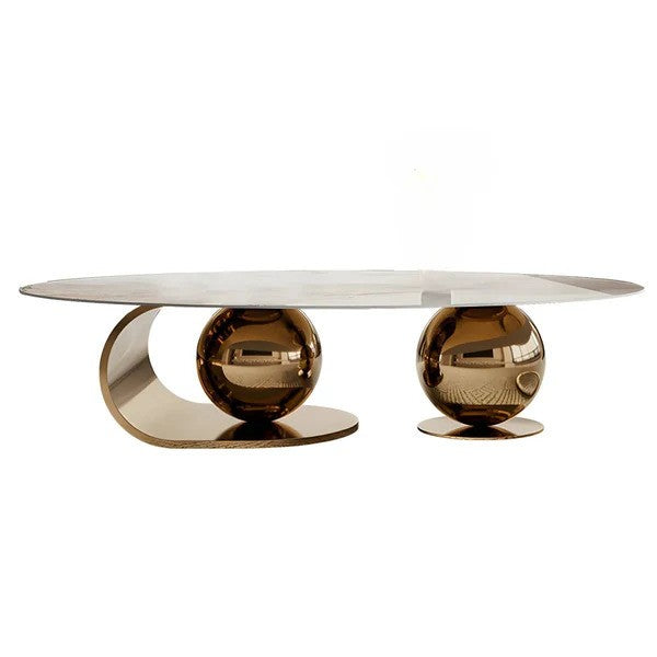 Modern Curved Elegance Center Table