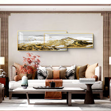 Load image into Gallery viewer, Majestic Horizon Dual-Frame Crystal Wall Art
