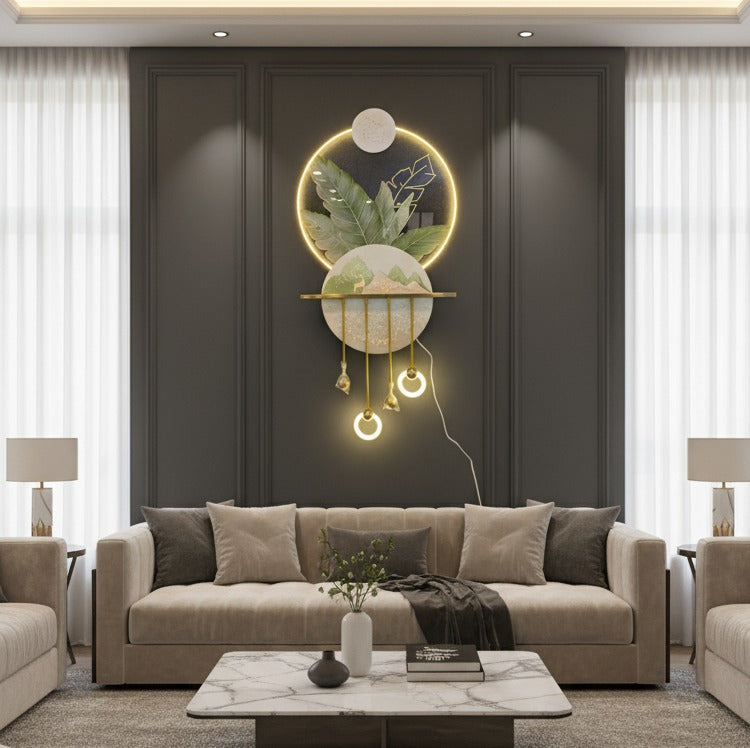Nature Love with Deer Design Wall Decor