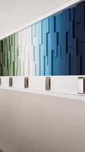 Load image into Gallery viewer, Verdant Horizon Wall Hook Rack Plank Wood Mosaic Wall Decor
