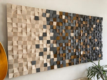 Load image into Gallery viewer, Mosaic Fusion Wood Mosaic Wall Decor
