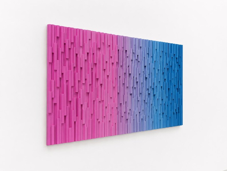 Twilight Fusion Plank Wood Mosaic Wall Decor
