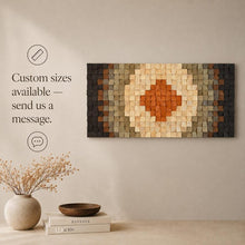 Load image into Gallery viewer, Sound Absorbing Art for Living Room Wood Mosaic Wall Decor
