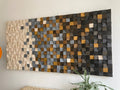 Mosaic Fusion Wood Mosaic Wall Decor