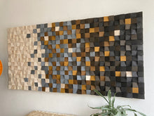 Load image into Gallery viewer, Mosaic Fusion Wood Mosaic Wall Decor

