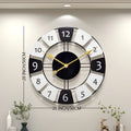 Monochrome Majesty Wall Clock