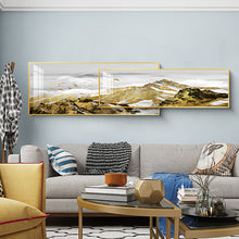 Load image into Gallery viewer, Majestic Horizon Dual-Frame Crystal Wall Art
