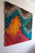 Aurora Timber Wood Mosaic Wall Decor